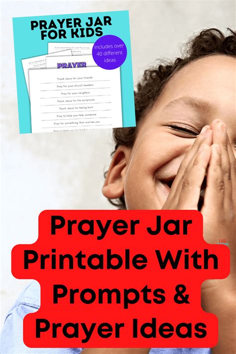 Prayer Jar Printable